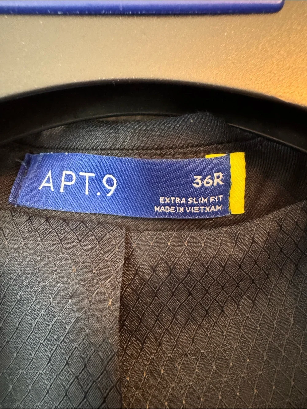 Apt. 9 Navy Single-Breasted Two-Button Blazer